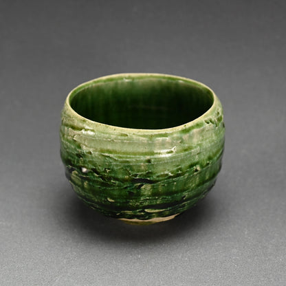 Green Glaze Chawan Tea Bowl ー鈴木 徹 “緑釉 茶碗”