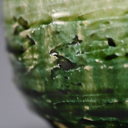 Green Glaze Chawan Tea Bowl ー鈴木 徹 “緑釉 茶碗”