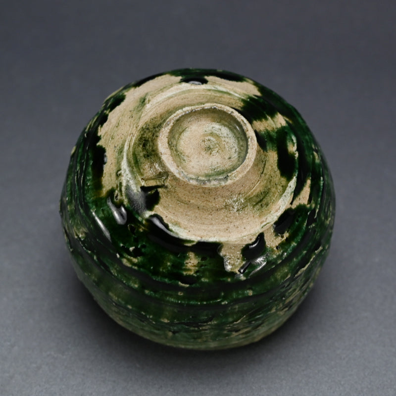 Green Glaze Chawan Tea Bowl ー鈴木 徹 “緑釉 茶碗”