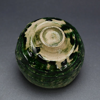 Green Glaze Chawan Tea Bowl ー鈴木 徹 “緑釉 茶碗”