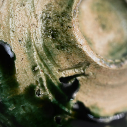 Green Glaze Chawan Tea Bowl ー鈴木 徹 “緑釉 茶碗”