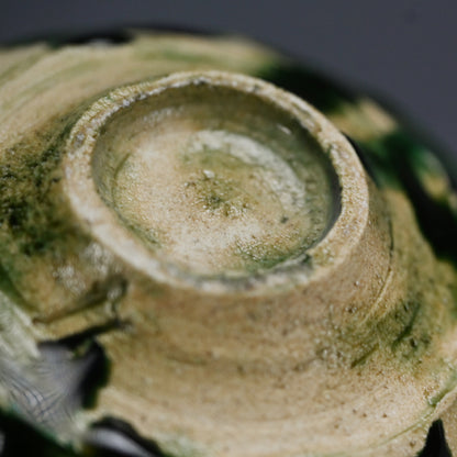 Green Glaze Chawan Tea Bowl ー鈴木 徹 “緑釉 茶碗”