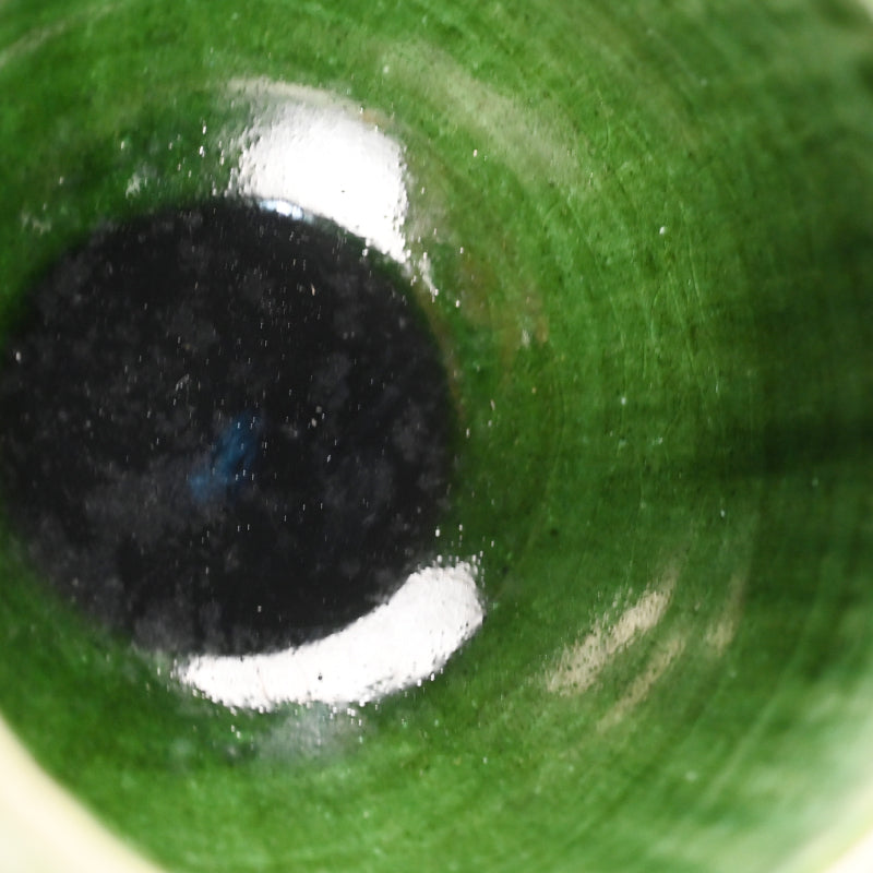 Green Glaze Chawan Tea Bowl ー鈴木 徹 “緑釉 茶碗”