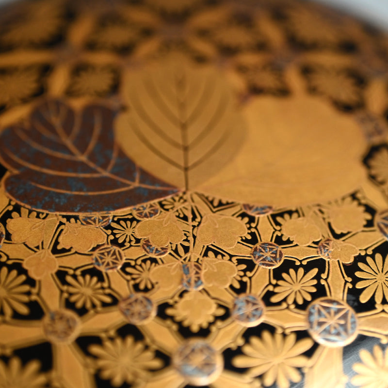 Spectacular Edo period Japanese Covered Lacquer Bowl