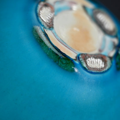 碧黄釉壺 ー古野幸治 「碧黄釉壺」