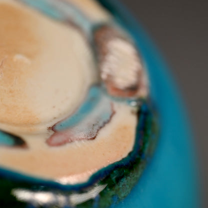 碧黄釉壺 ー古野幸治 「碧黄釉壺」