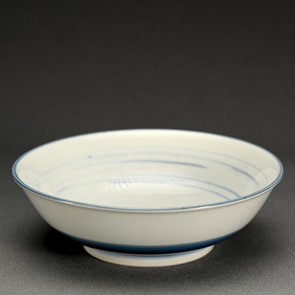 静かな染付鉢セット ー近藤髙弘「めだか染付鉢」