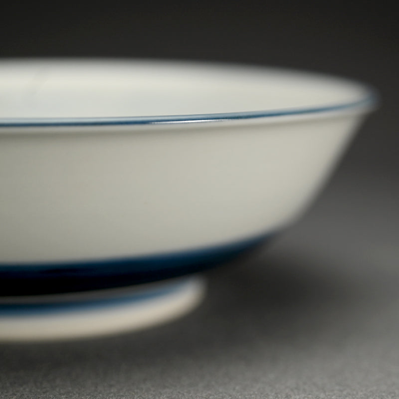 静かな染付鉢セット ー近藤髙弘「めだか染付鉢」