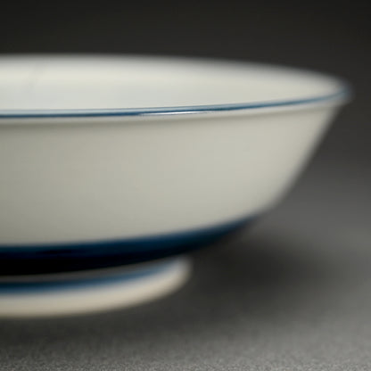 静かな染付鉢セット ー近藤髙弘「めだか染付鉢」