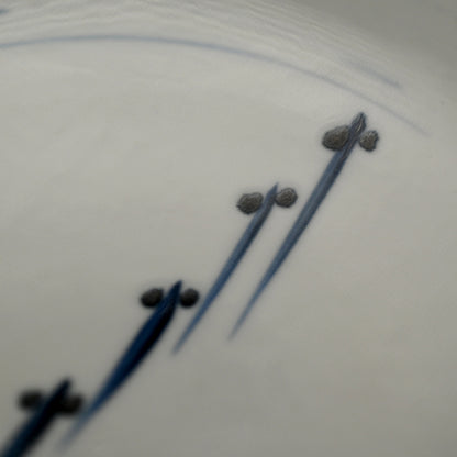 静かな染付鉢セット ー近藤髙弘「めだか染付鉢」