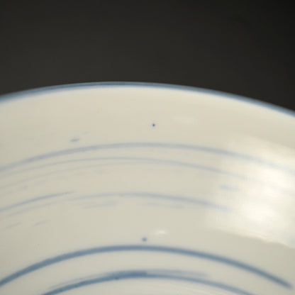 静かな染付鉢セット ー近藤髙弘「めだか染付鉢」