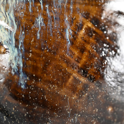 Tataki Chosen Karatsu Mimitsuki Mizusashi ー十三代 中里 太郎右衛門 "叩き朝鮮唐津耳付水指"