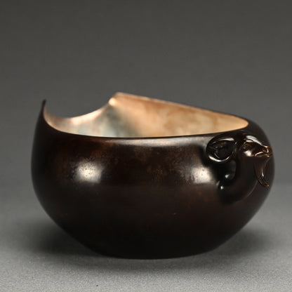 Bronze Serving Vessel by Living National Treasure