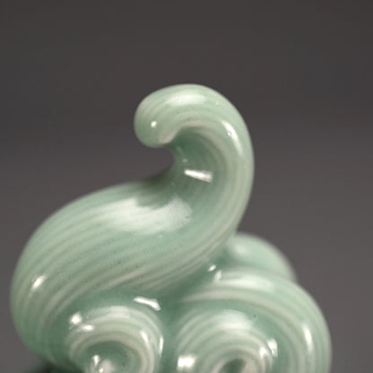 Porcelain Shishi Okimono