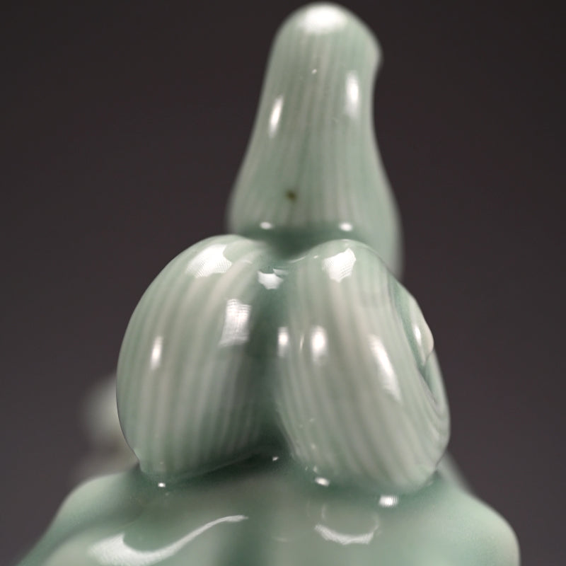 Porcelain Shishi Okimono