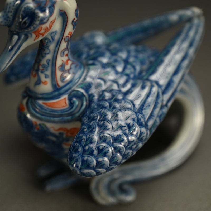 Blue & White Porcelain Phoenix