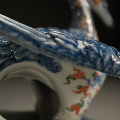 Blue & White Porcelain Phoenix