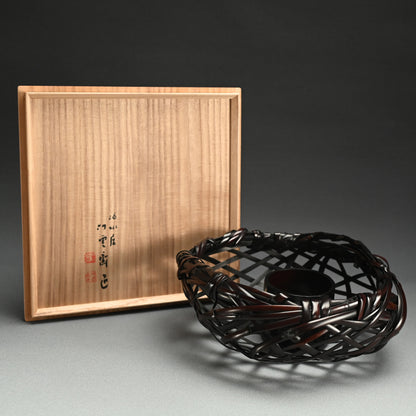 Bamboo Basket Vase ー田邊竹雲斎 "花篭"