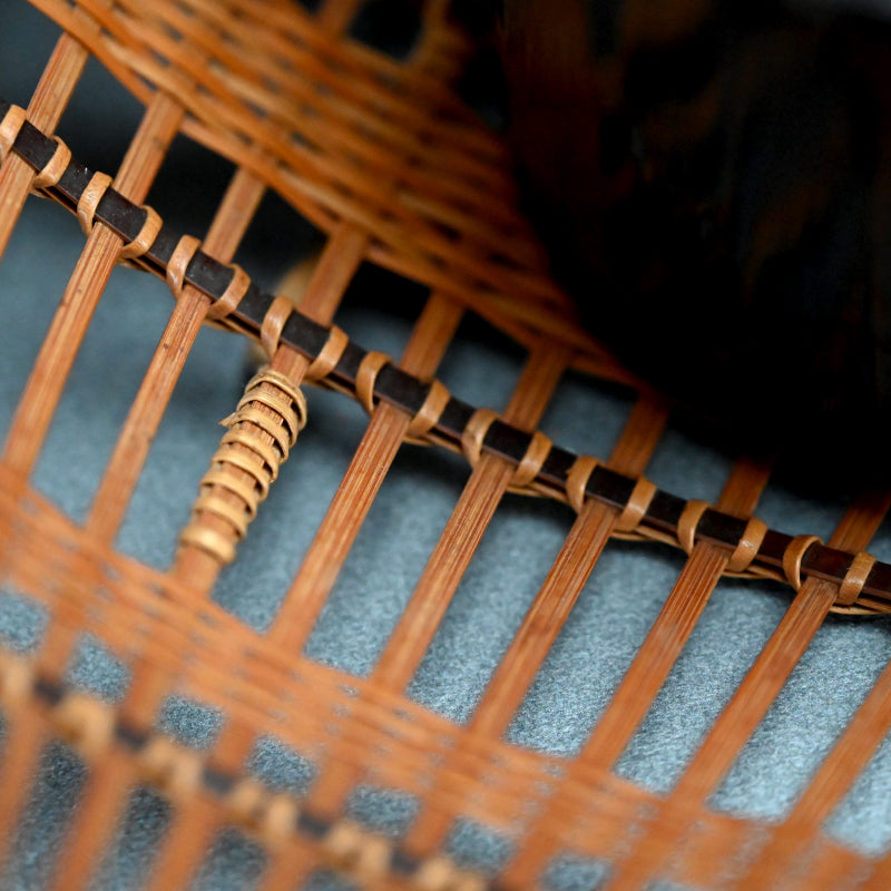 Bamboo Basket Vase