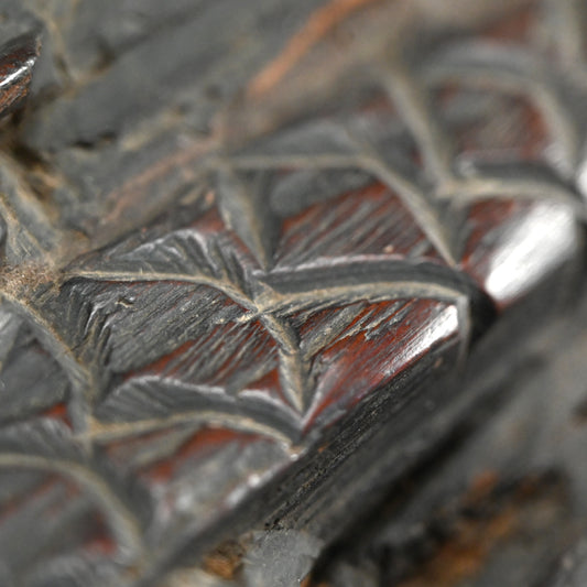 Unusual Natural Wood Hanging Fish-shaped Door Knock