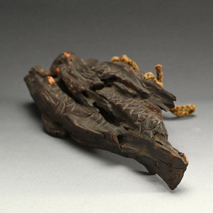Unusual Natural Wood Hanging Fish-shaped Door Knock