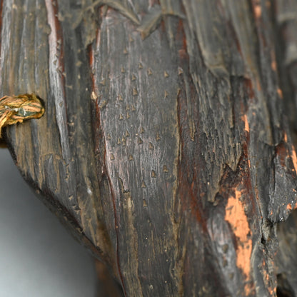 Unusual Natural Wood Hanging Fish-shaped Door Knock