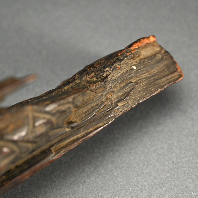 Unusual Natural Wood Hanging Fish-shaped Door Knock