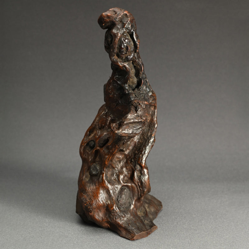 Ishigami Root-Wood Kannon (Guanyin) Natural Sculpture
