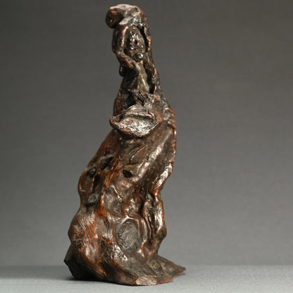 Ishigami Root-Wood Kannon (Guanyin) Natural Sculpture