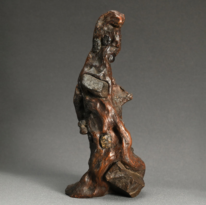 Ishigami Root-Wood Kannon (Guanyin) Natural Sculpture