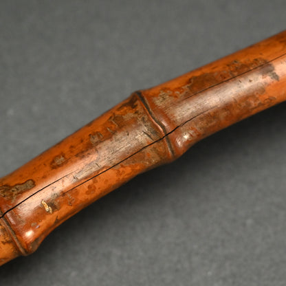 Antique Japanese Bamboo Incense Stick Case