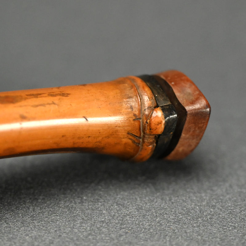 Antique Japanese Bamboo Incense Stick Case