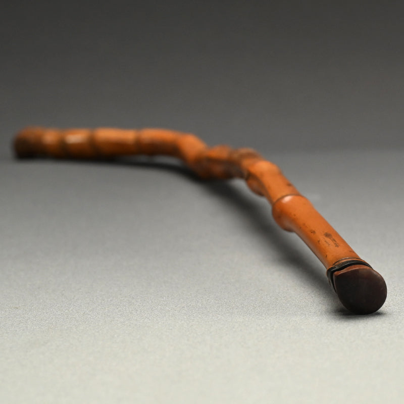 Antique Japanese Bamboo Incense Stick Case