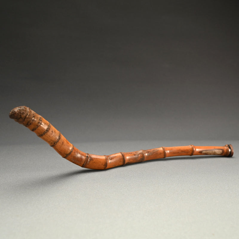Antique Japanese Bamboo Incense Stick Case