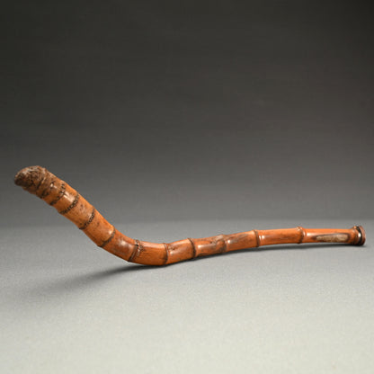 Antique Japanese Bamboo Incense Stick Case