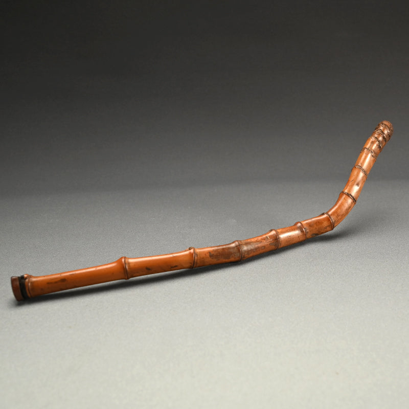Antique Japanese Bamboo Incense Stick Case