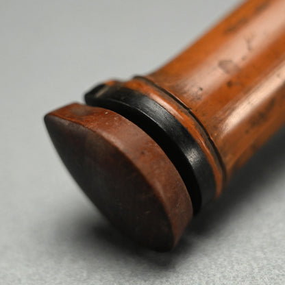 Antique Japanese Bamboo Incense Stick Case