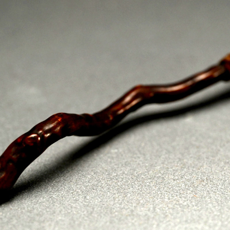 Antique Japanese Scholar Art Root-Wood Nyoi