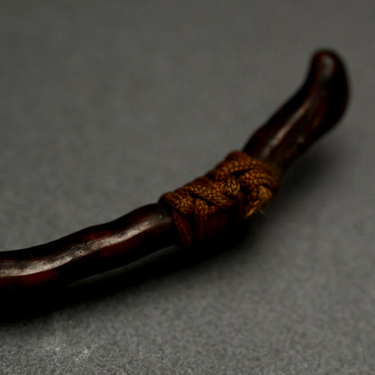 Antique Japanese Scholar Art Root-Wood Nyoi