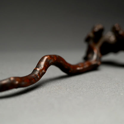 Antique Japanese Scholar Art Root-Wood Nyoi
