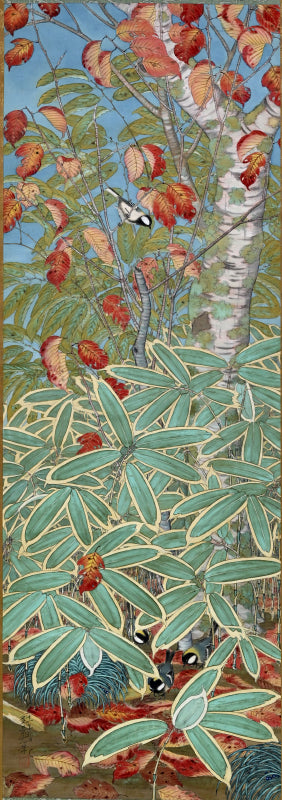 Taisho Birds in Autumn Foliage ー武口 多景志