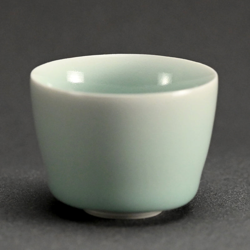 Contemporary Guinomi Sake Cup ー“青白磁 ぐい呑”