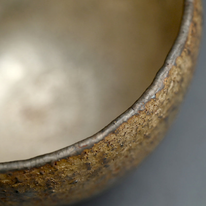 Silver Glazed Bowl ー加古 勝巳 “銀彩 碗”