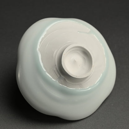 Contemporary Porcelain Flower Bowl ー“青白磁 輪花鉢”