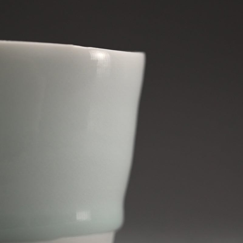 Contemporary Celadon Soba Cup ー“青白磁 ちょこ”