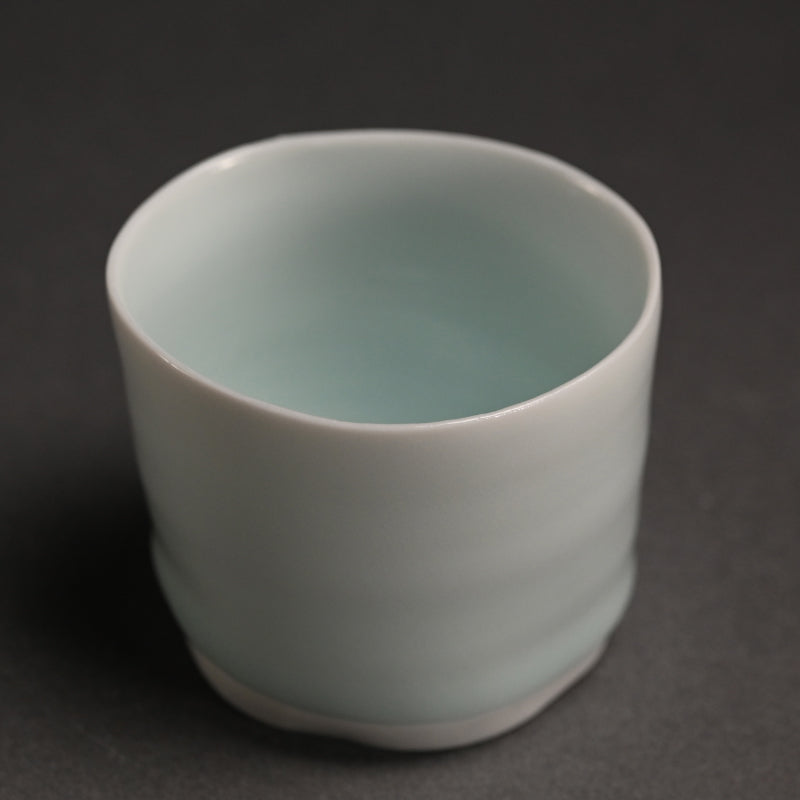 Contemporary Celadon Soba Cup ー“青白磁 ちょこ”