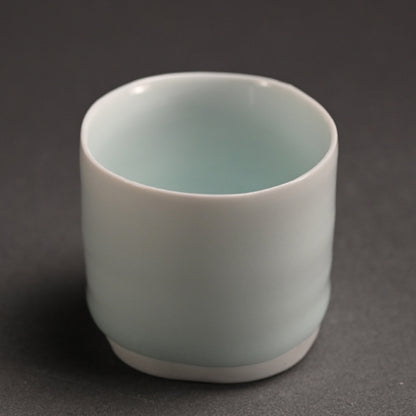 Contemporary Celadon Soba Cup ー“青白磁 ちょこ”