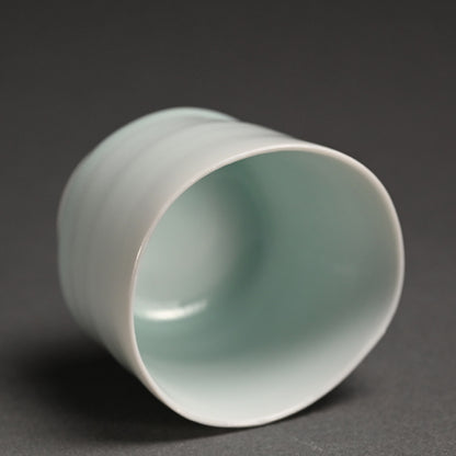 Contemporary Celadon Soba Cup ー“青白磁 ちょこ”