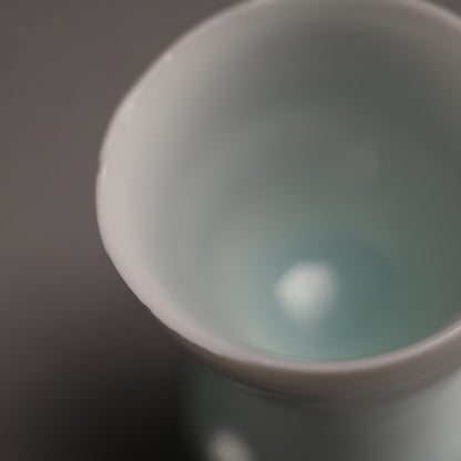 Contemporary Celadon Guinomi ー“青白磁 杯”