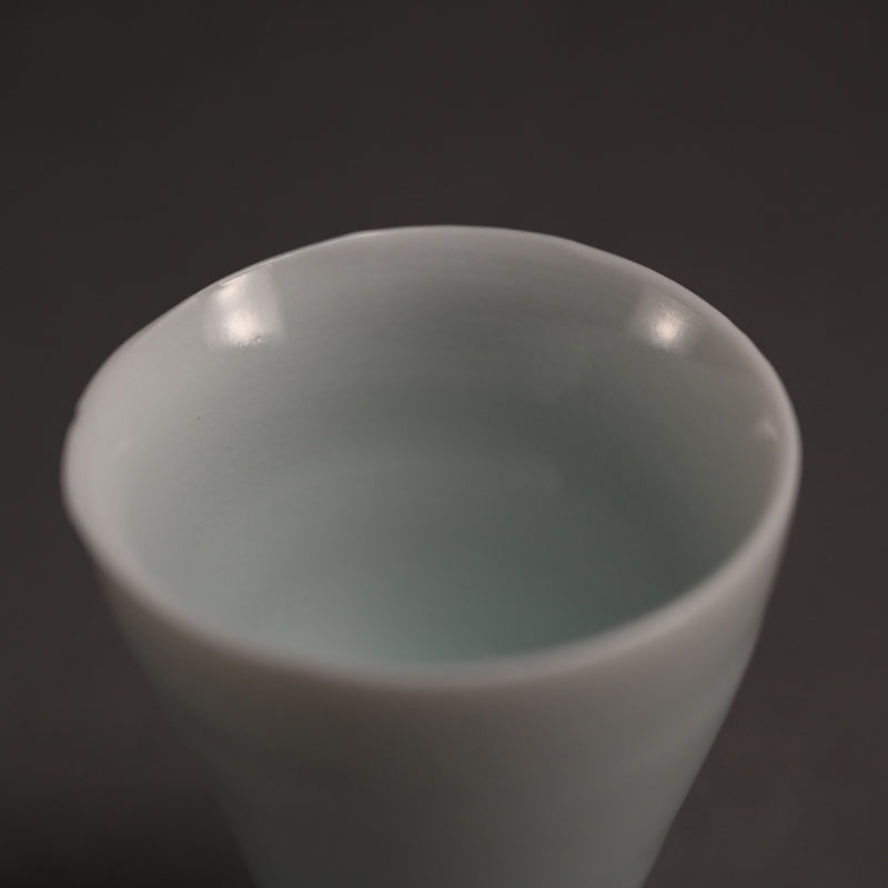 Contemporary Celadon Guinomi ー“青白磁 杯”